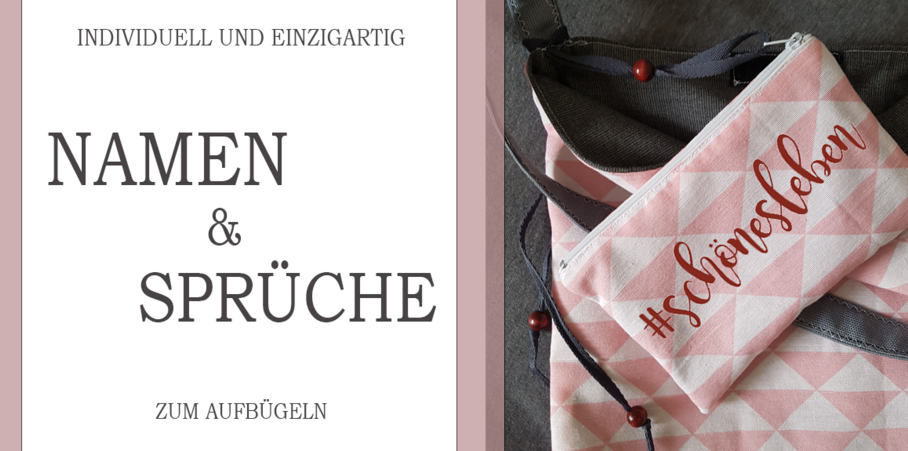 Bügelbilder Namen und Sprüche